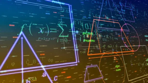 Image showing a mathematician contemplating the concept of infinity, surrounded by mathematical symbols and diagrams, representing the deep exploration of mathematical infinity in advanced mathematics