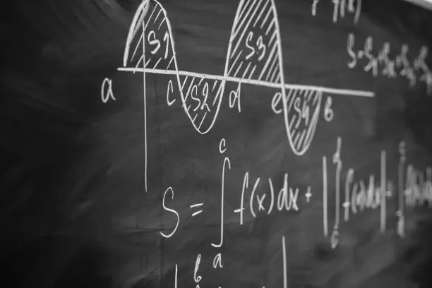 A computer screen displaying a 3D graph, showcasing the application of higher mathematics in data analysis and modeling.